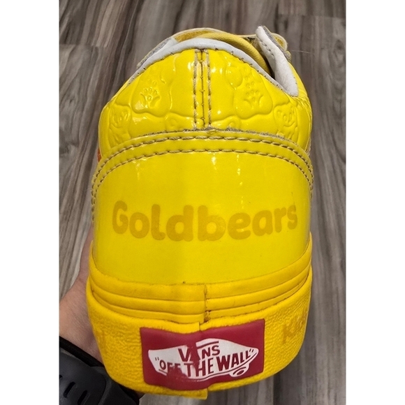 Limited Edition Vans Old Skool Haribo Goldbear Shoes Boys Size 1.5 Bright Yellow - Picture 9 of 16